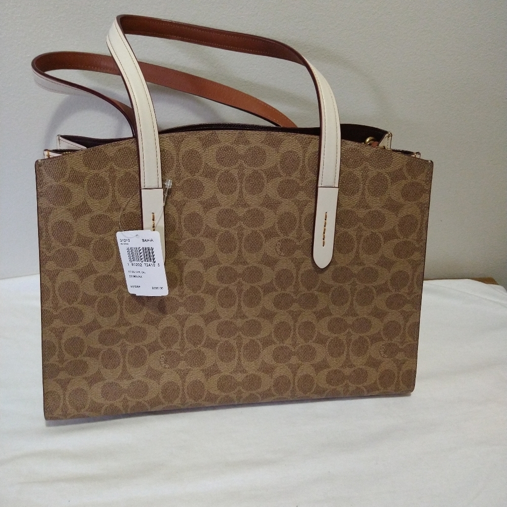 Sold**Charlie Carry All Signature "C" Tote Bag - Picture 8 of 16